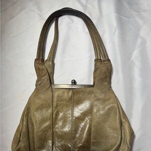 Elegant Tan Leather Women's Bag